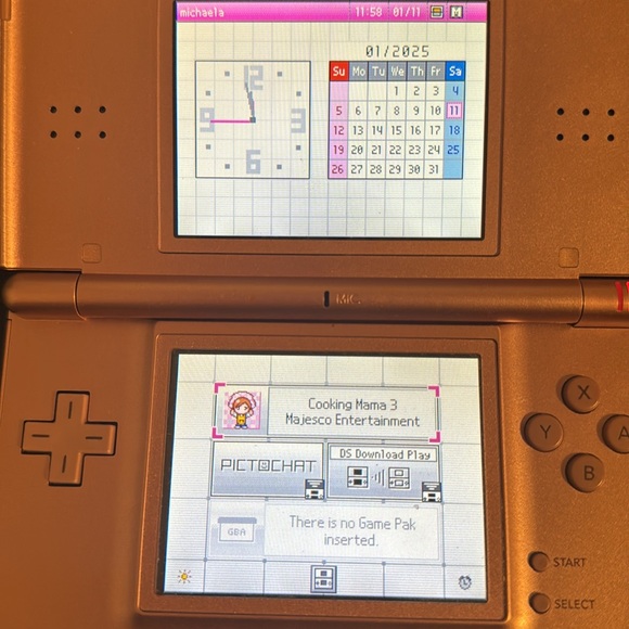 Nintendo DS Lite Rose Pink Console - Picture 3 of 3